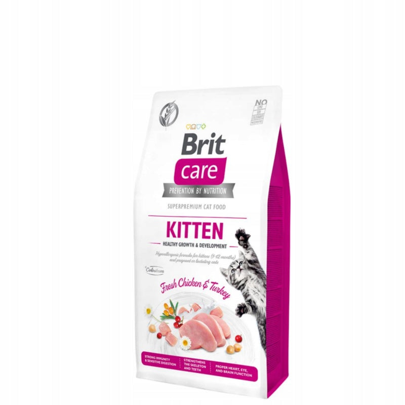Brit Care sucha karma dla kota Junior Kitten indyk i kurczak 400g