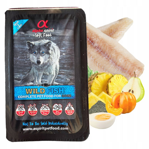 Alpha Spirit karma sucha dla psa półmiękka Wild Fish 200g