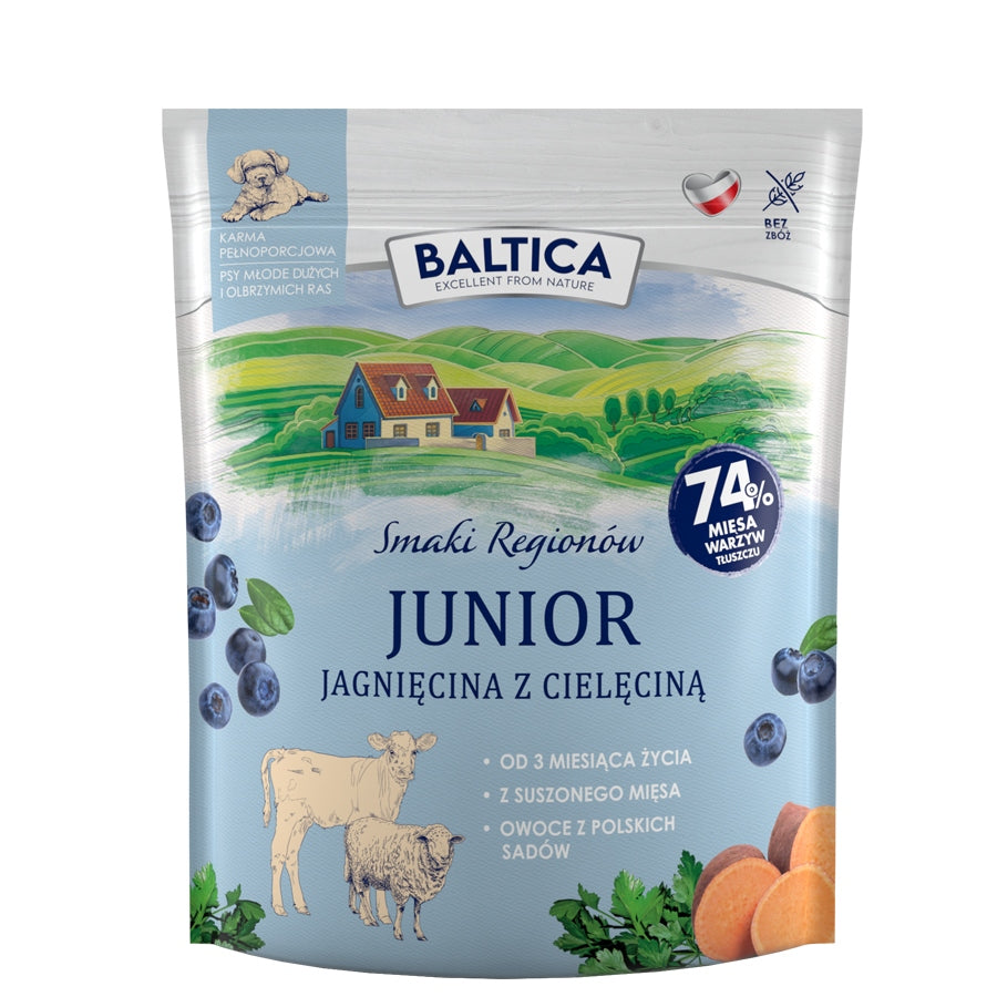 BALTICA Smaki Regionów - Junior Jagnięcina z Cielęciną 1kg