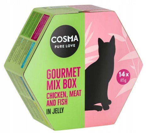 Cosma Asia Original karma mokra mix smaków 14 x 85 g