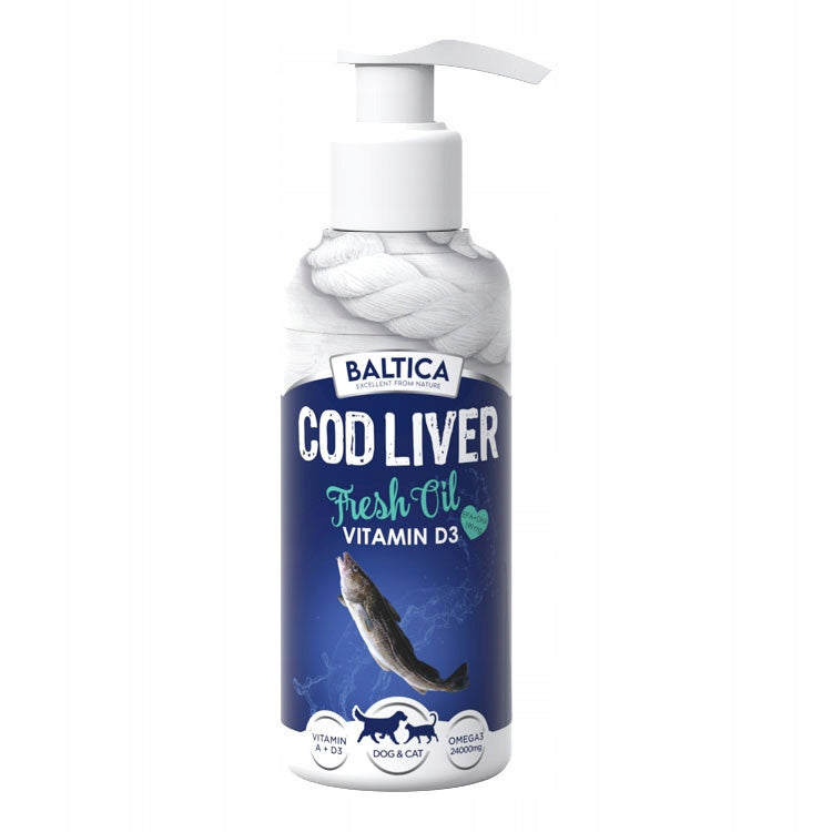 Baltica OLEJ Z wątroby dorsza Cod Liver Oil 100ml