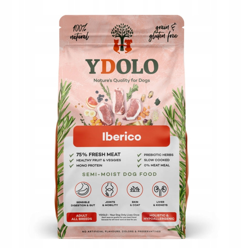 YDOLO karma półwilgotna dla psa wieprzowina Iberico 10 kg