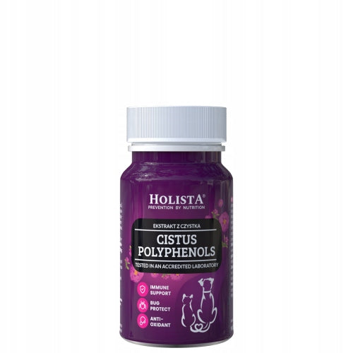 Minerały dla psa i kota Holista Cistus Polyphenols 90 tab. Czystek ekstrakt