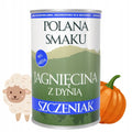 Polana Smaku karma dla szczeniąt mokra jagnięcina z dynią puszka 400g