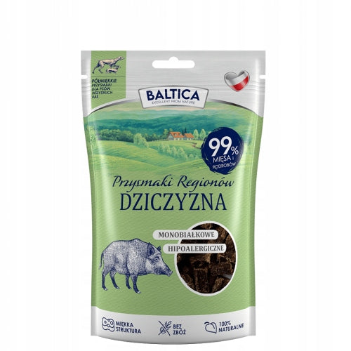 Przysmak dla psa Baltica półmiękki dziczyzna hipoalergiczny 80 g