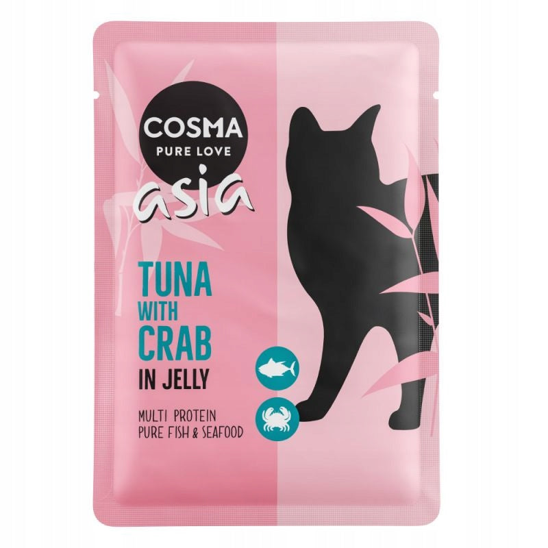Cosma Asia Tuńczyk Z Krabem W Galarecie Mokra Karma Dla Kota 100 g