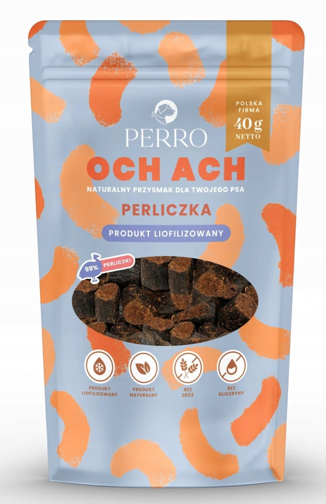 Przysmak dla psa perliczka liofilizowana OCH ACH 40g Perro