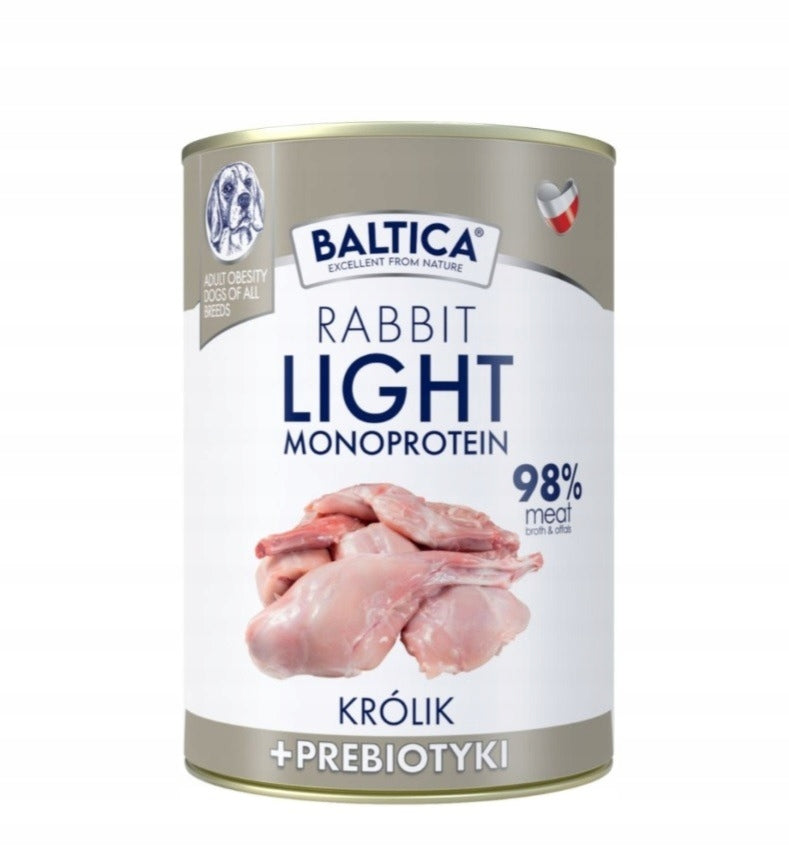 Baltica Mono Mokra Królik Light 400g