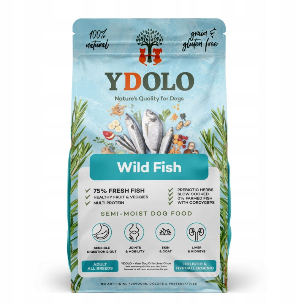 YDOLo karma półwilgotna dla psa ryby morskie 2,5 kg Wild Fish