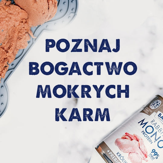 Baltica Karma mokra dla psa królik z prebiotykami 99% mięsa 12 x 400g