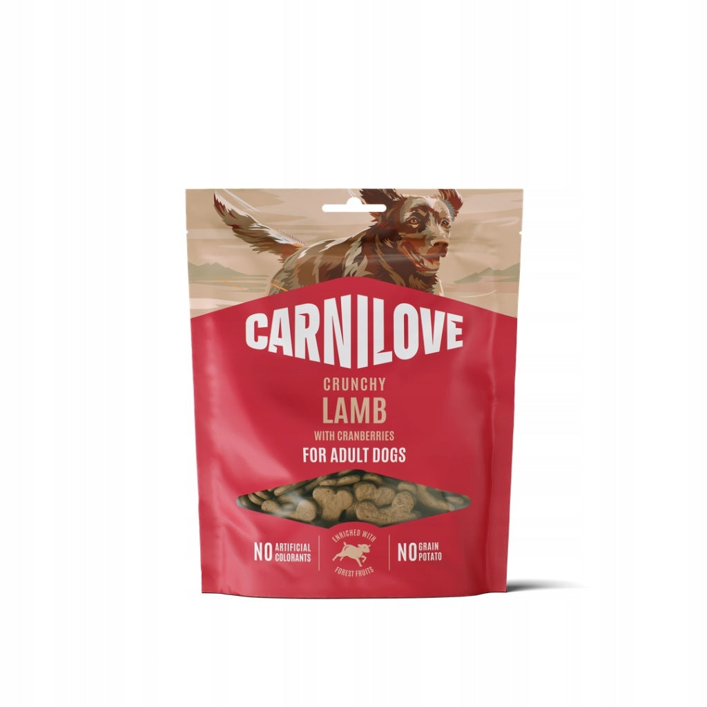 CARNILOVE Dog CRUNCHY Snack Lamb with Cranberries 200g