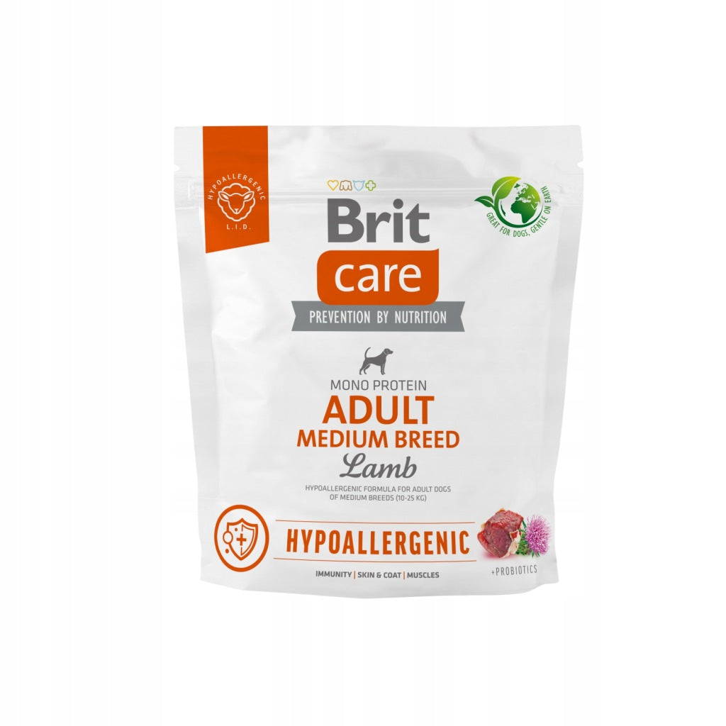 Brit Care Hypoallergenic Adult Medium Jagnięcina 1kg