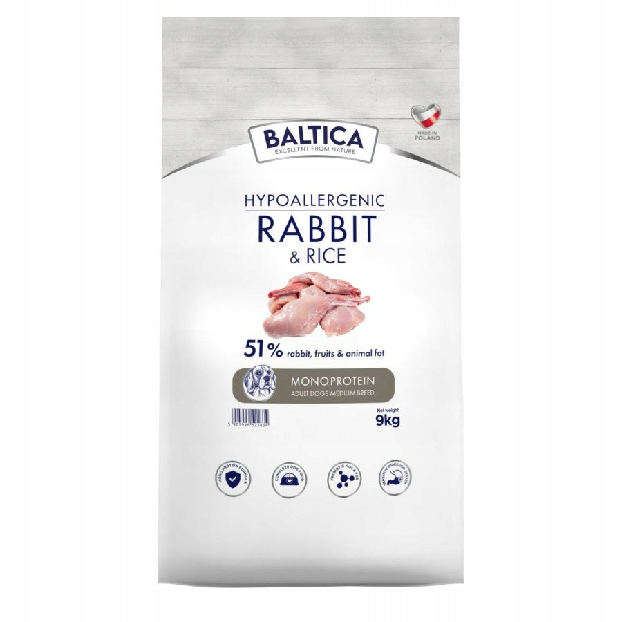 Baltica karma sucha królik mono M 9 kg