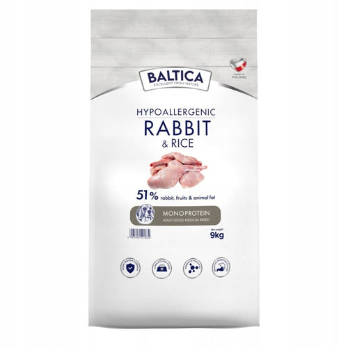 Baltica karma sucha królik mono M 9 kg