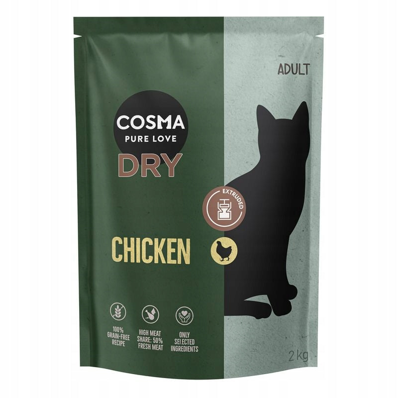 Cosma Extruded sucha karma kurczak 2 kg