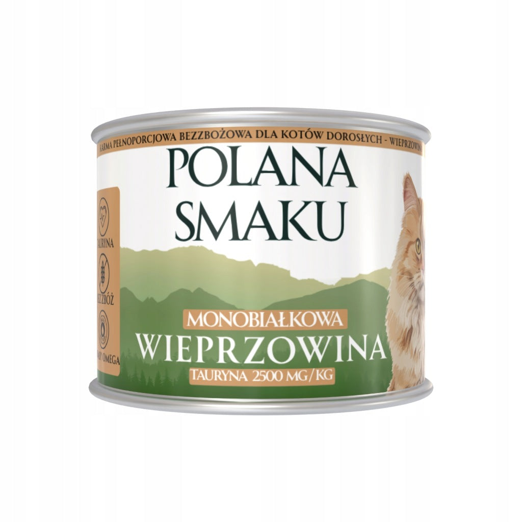 Polana Smaku karma mokra dla kota wieprzowina 200g