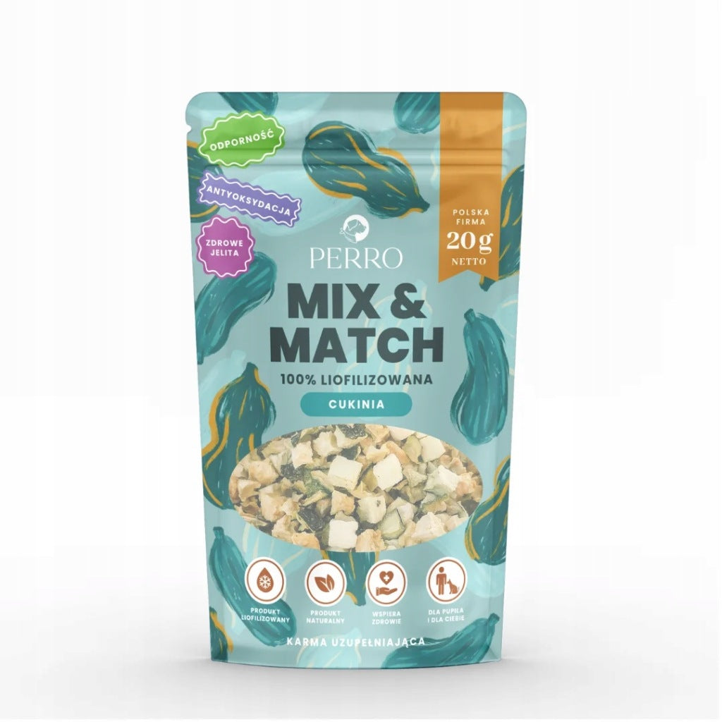 Przysmaki liofilizowane Cukinia 20g Perro MIX & MATCH