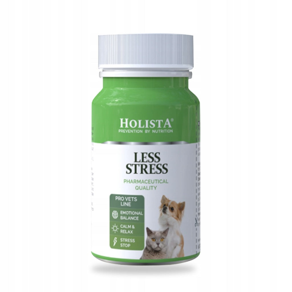 HOLISTA Less Stress uspokajający Suplement dla psa i kota 60 tabletek