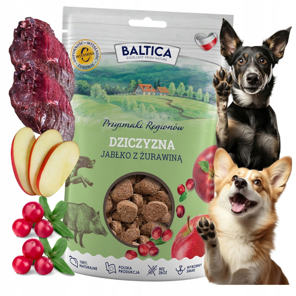 Baltica Przysmaki Treningowe Dziczyzna z Jabłkiem 100g