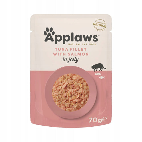 Applaws Cat mokra karma dla kota 70g filet z tuńczyka z łososiem galaretka