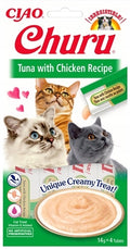Inaba Cat Churu 56g kremowy przysmak dla kota sosik tuńczyk z kurczakiem