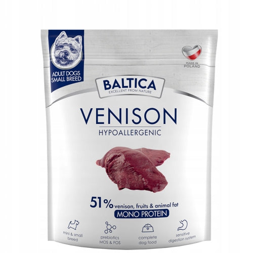 Baltica Karma z dziczyzną ryżem dla małych ras 1kg