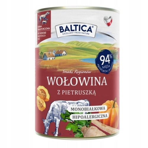 Baltica Wołowina z Pietruszką Karma mokra dla psa 400g