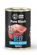 KARMA MOKRA John Dog pure black SZCZENIAK WOŁOWINA 400g