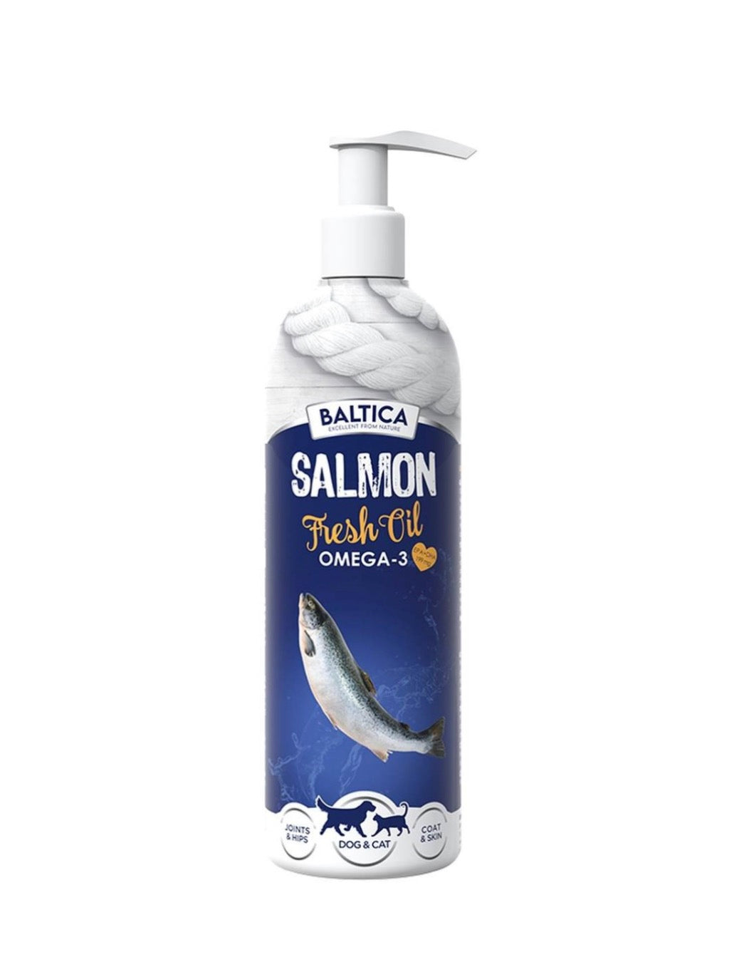 Baltica Salmon Fresh Oil 400ml olej z łososia dla psa i kota