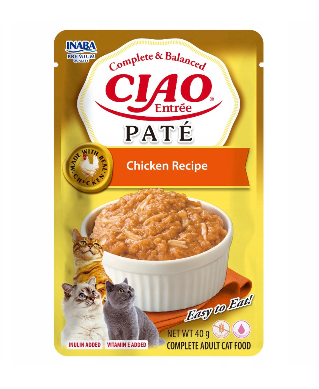 INABA Pate karma mokra kurczak 40 g