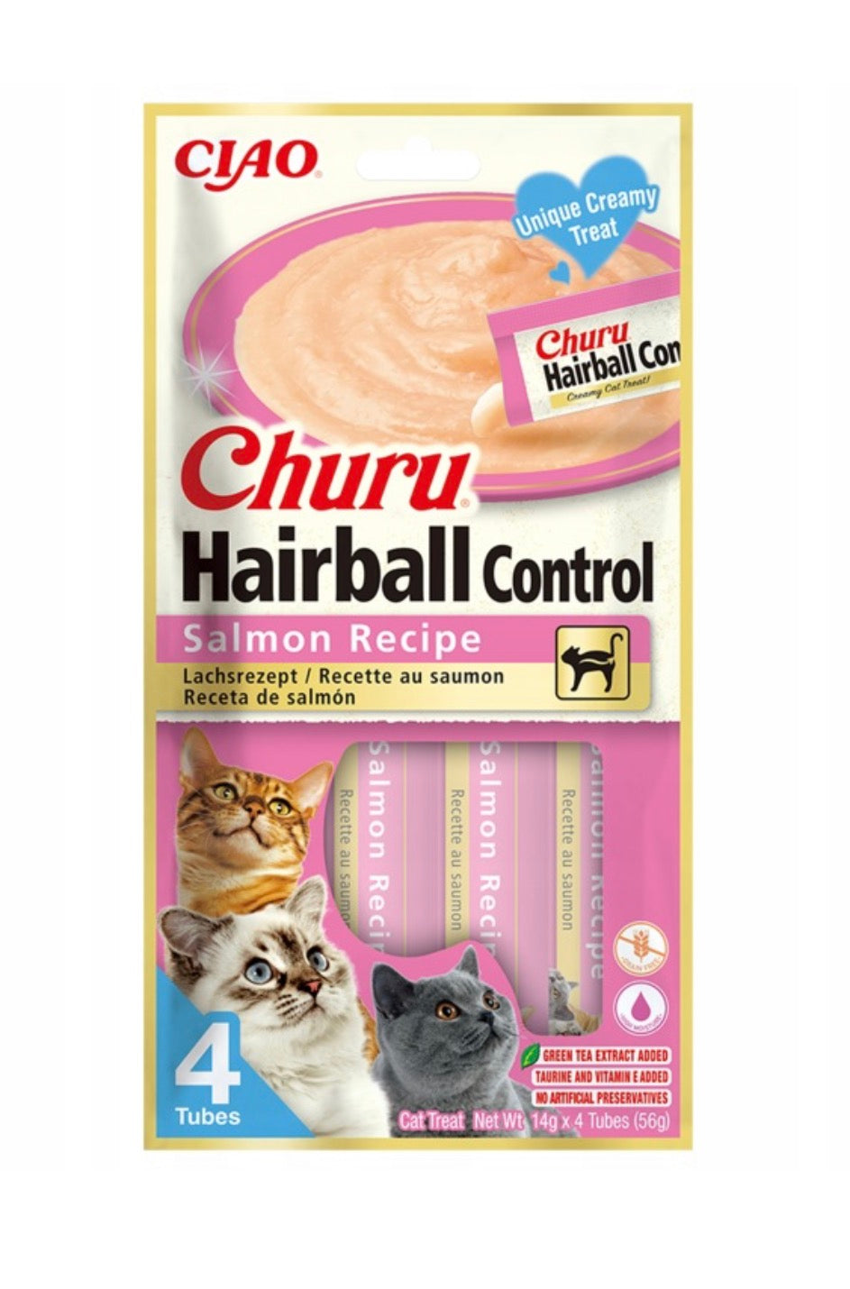 Inaba Churu Hairball łosoś 56 g