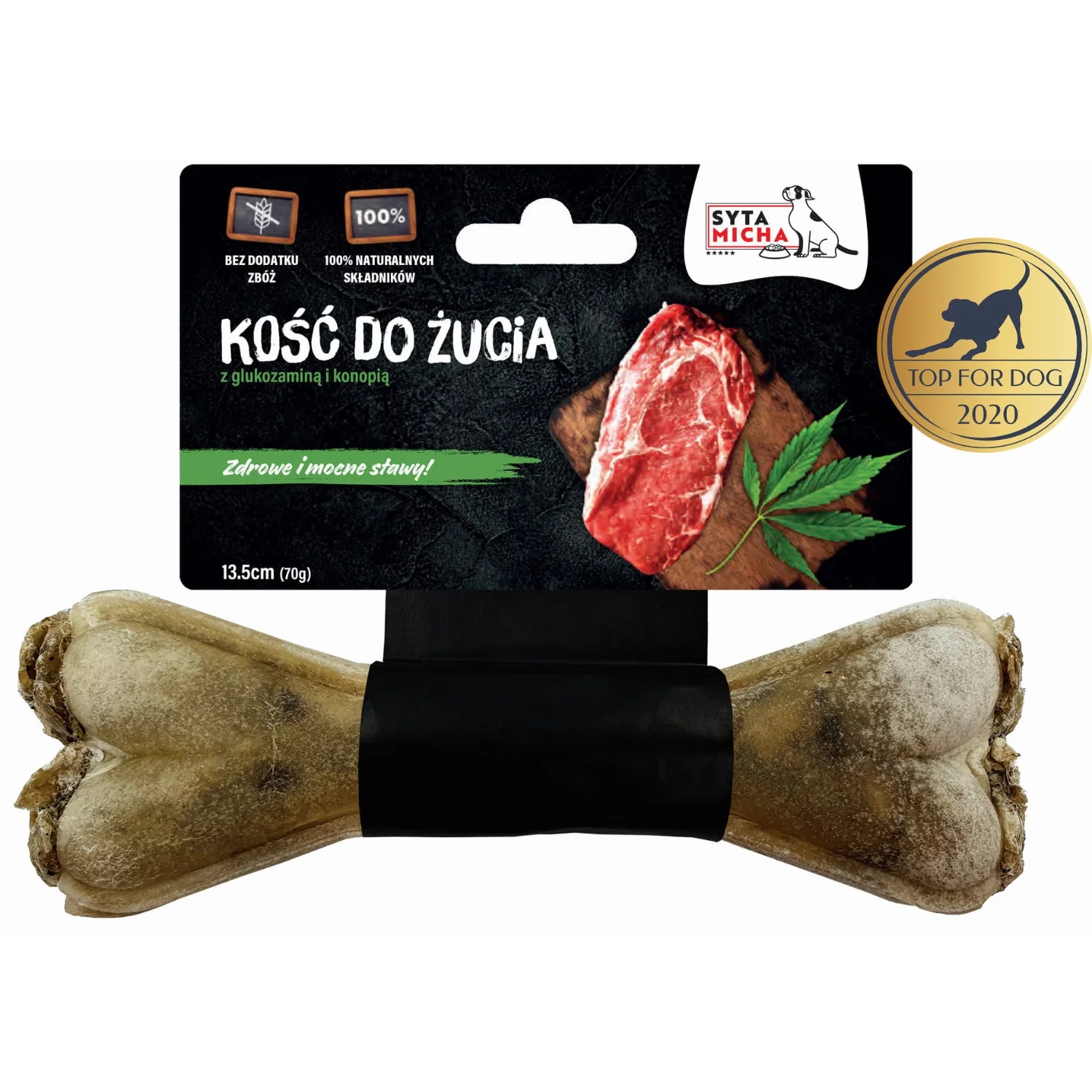 Syta Micha Kość do żucia dla psa na mocne stawy 13,5 cm