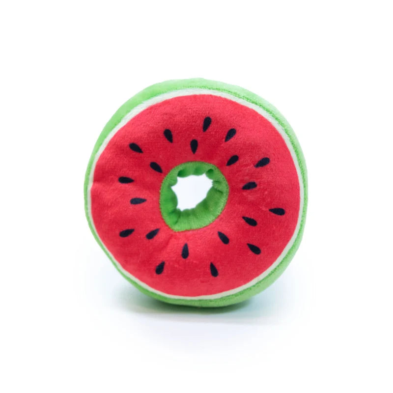 Zabawka piszcząca Donut Arbuz dla psa Buba