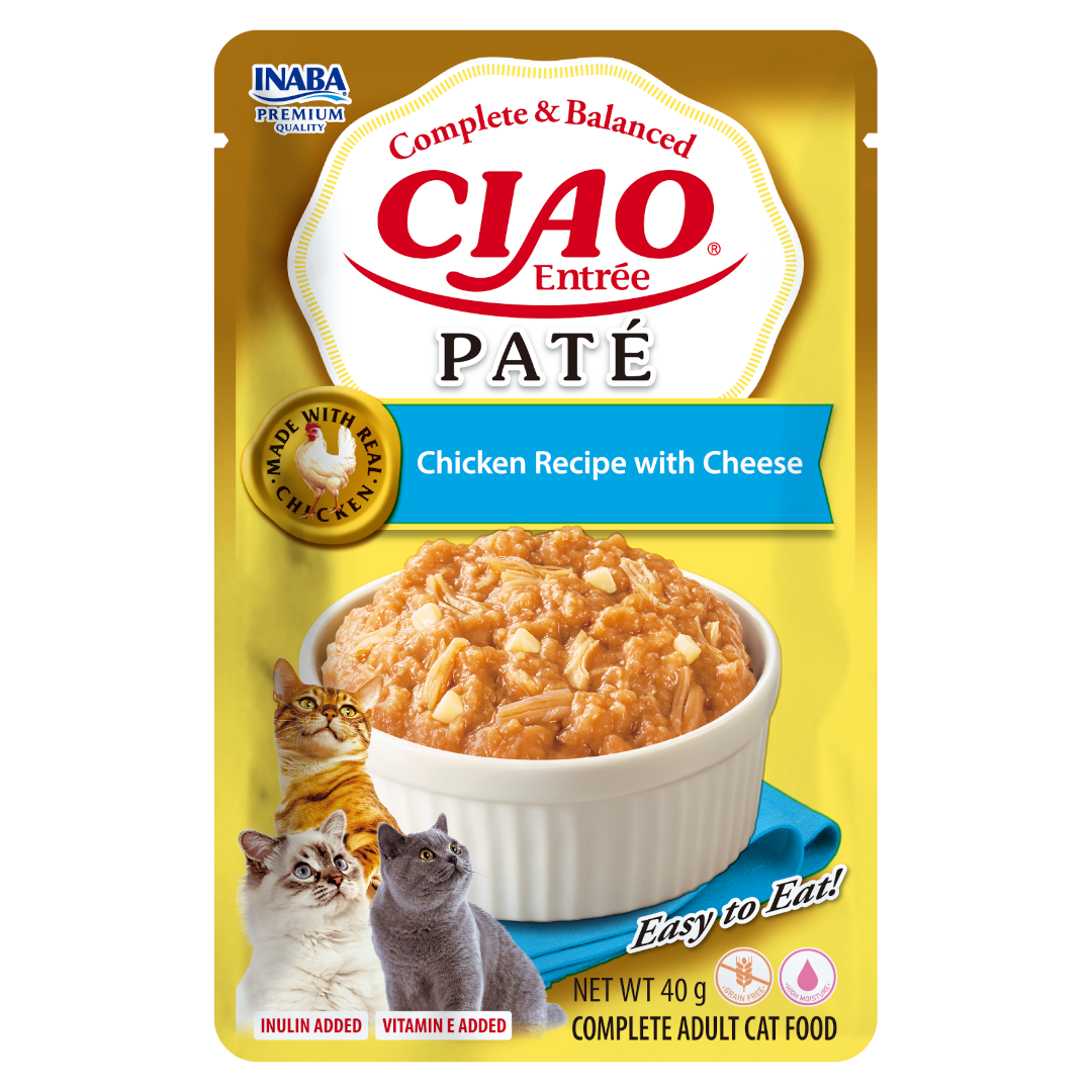 INABA Pate karma mokra kurczak z serem 40 g