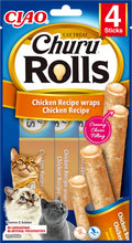 Inaba Cat Churu Rolls 4x10g przysmak dla kota nadzieniem - kurczak