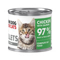 Karma mokra dla kociąt John Dog Filety Kurczak z lososiem - 6x140 g