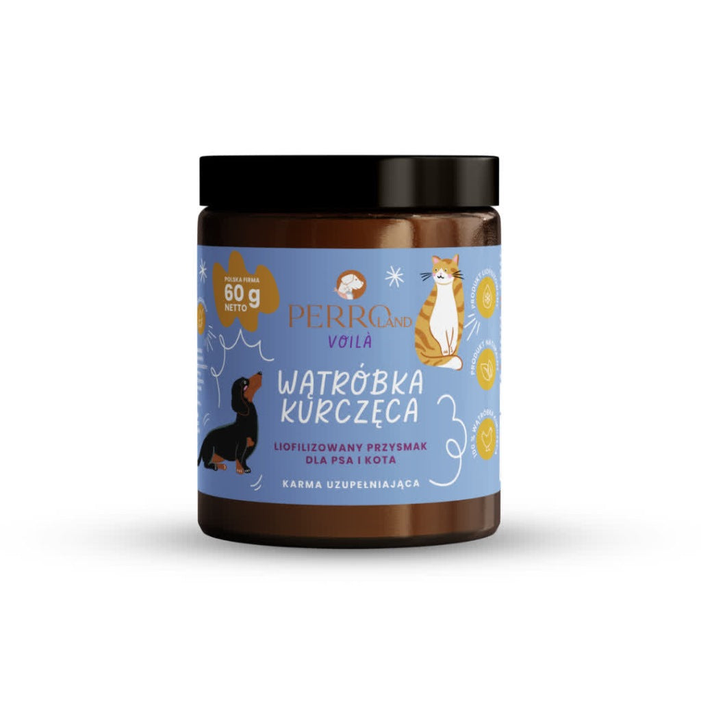 PERROland Voilà Wątróbka Kurczęca Liofilizowana 60 g