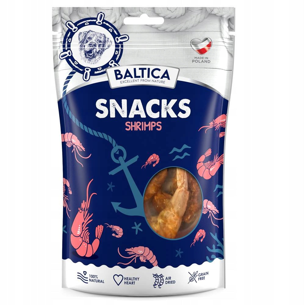 Przysmak dla psów BALTICA Suszone Krewetki 40 g