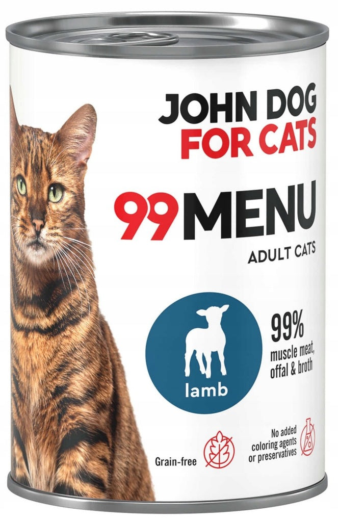 John Dog 99 menu karma mokra jagnięcina 0,4 kg