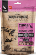 WIEJSKA ZAGRODA Mięsne suszone MIĘKKIE KĄSKI - WIEPRZOWA SZYNKA 100 g