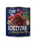 Karma dla psów John Dog Dziczyzna z malinami 800 g