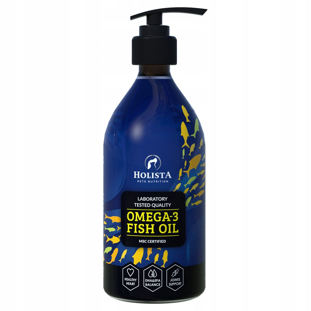 HolistaPets olej z ryb Omega3 Fish Oil 500ml