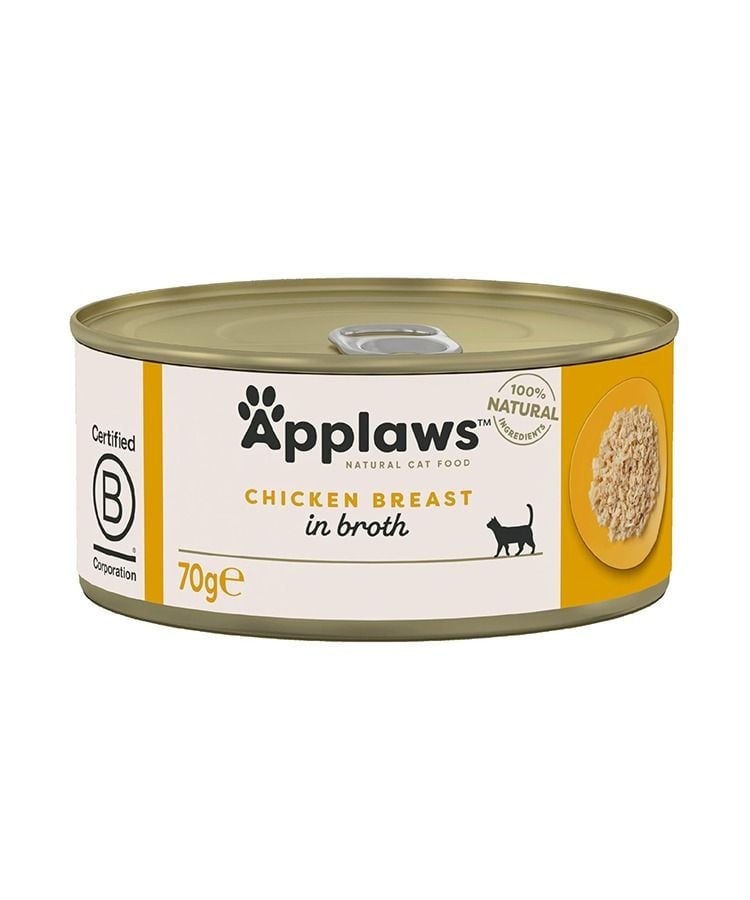 Karma mokra dla kota Applaws kurczak w bulionie 70 g