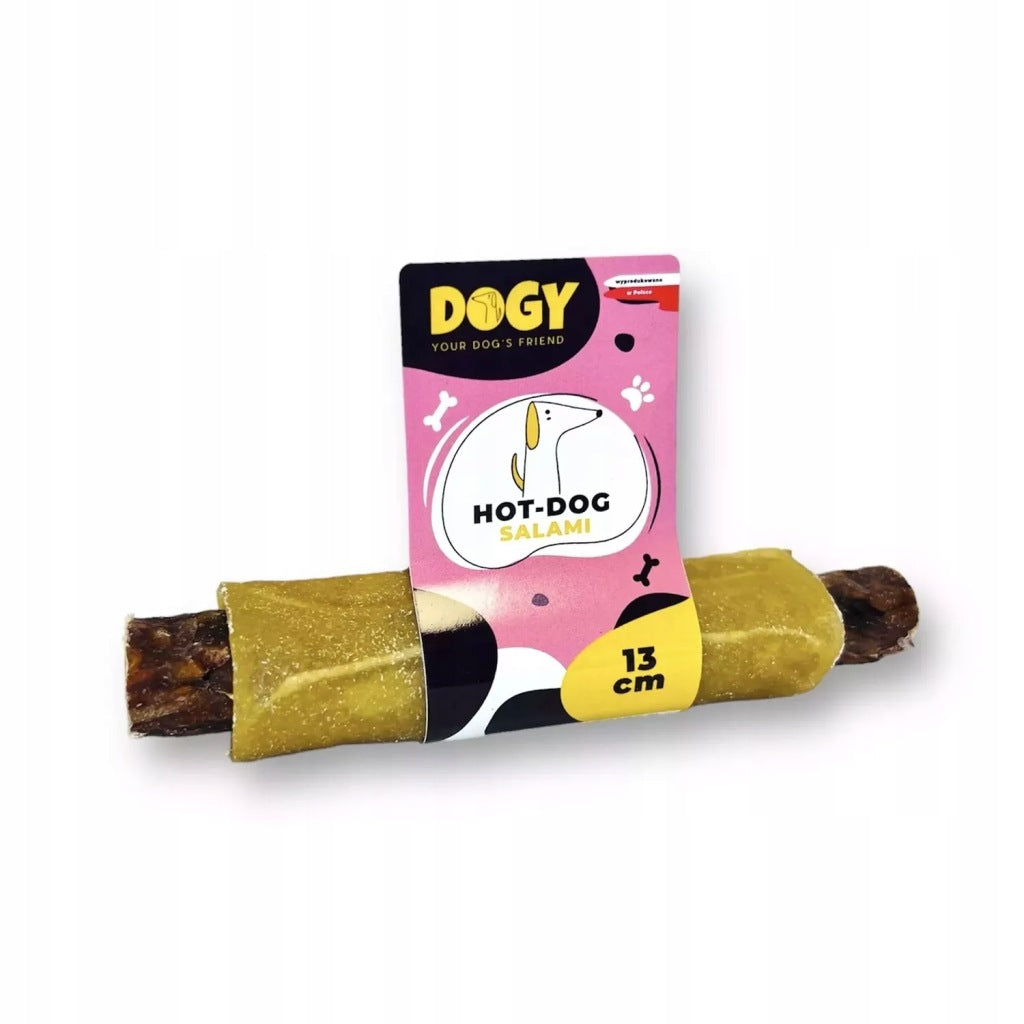 Hot-Dog ze żwaczem Salami 13cm DOGY