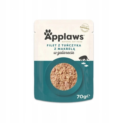 Applaws Cat Mokra Karma Dla Kota 70g Filet z Tuńczyka z Makrelą w Galaretce