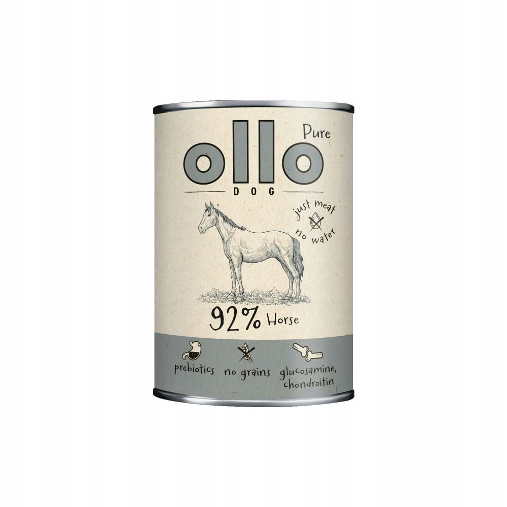 Ollo Pure koń mokra karma dla psa monobiałkowa hipoalergiczna 850g