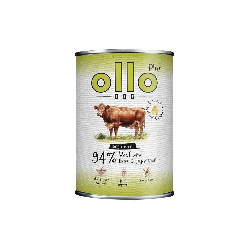 Ollo puszka pies Plus Kolagen Wołowina 800 g