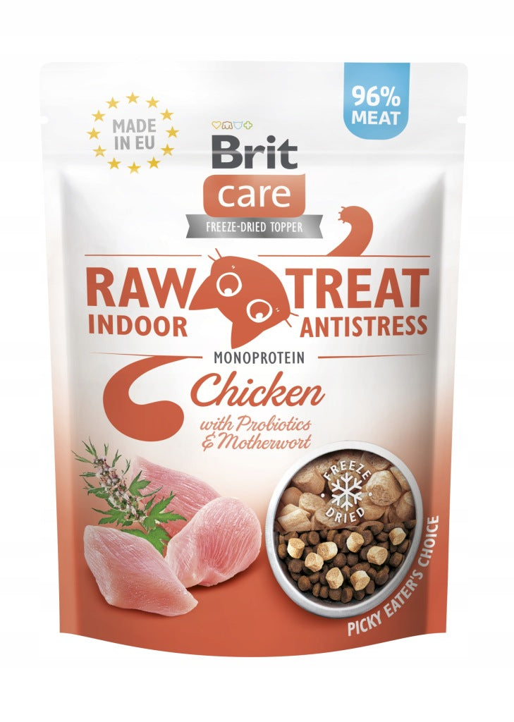 BRIT Raw Treat Cat Indoor and Antistress 40g